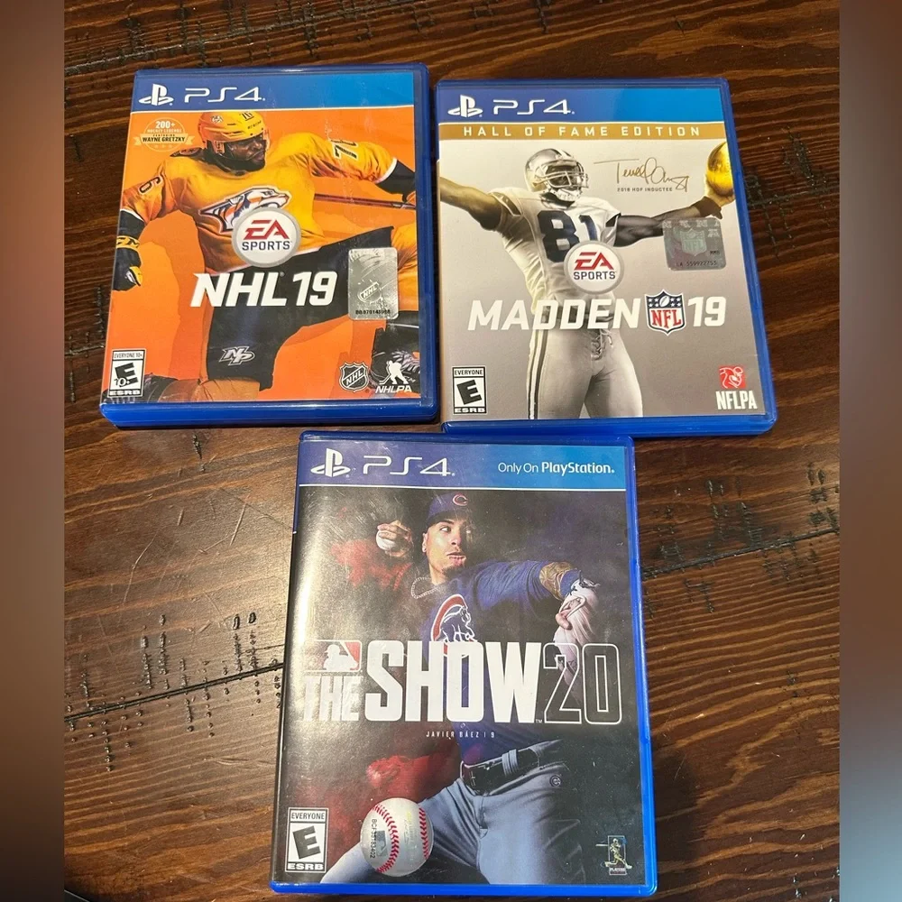 PlayStation 4 with games and controllers!